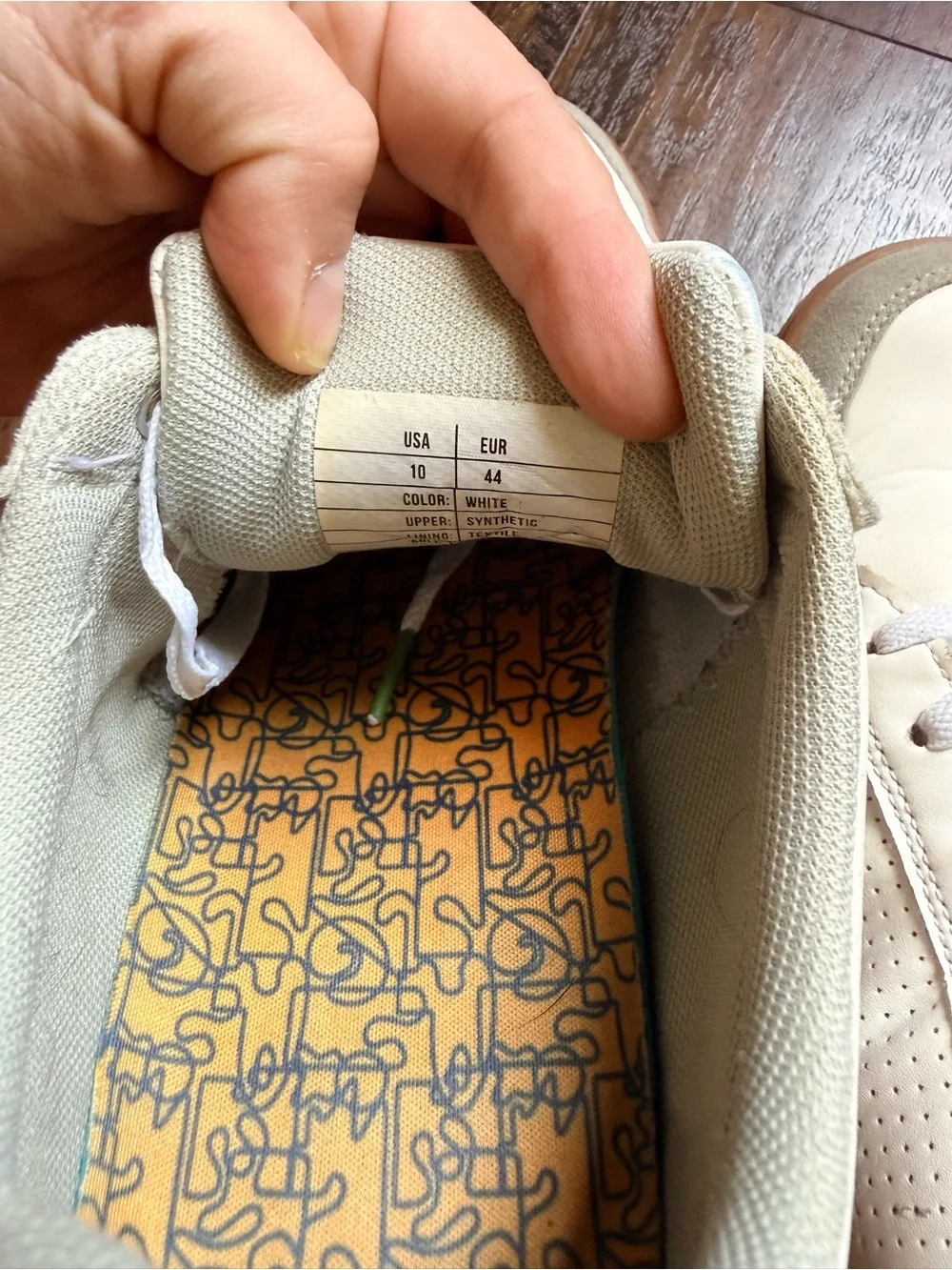 Original Penguin Men's Cream Low-Top Sneakers